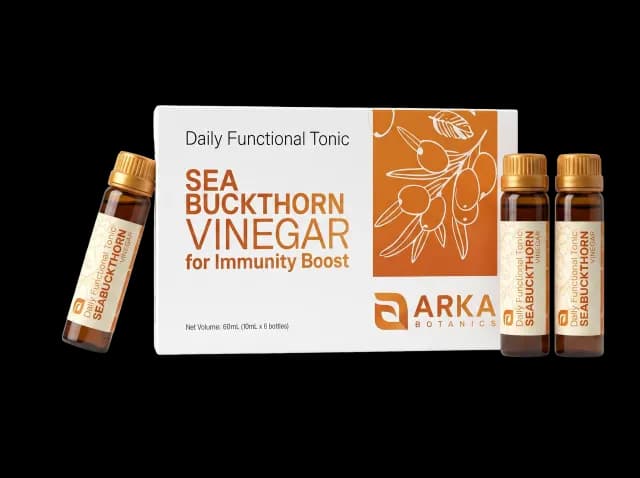 Sea Buckthorn Vinegar tonic bottle