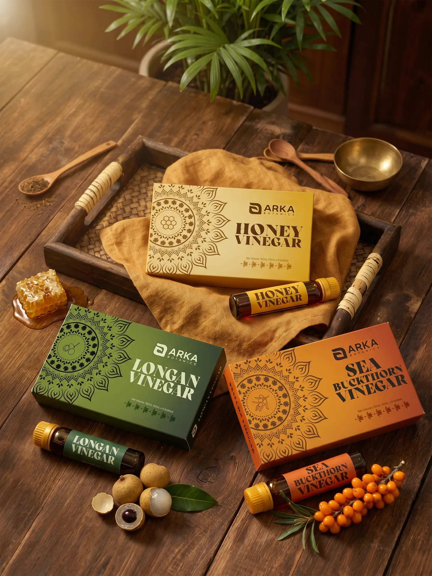 The full Arka Botanics tonic range